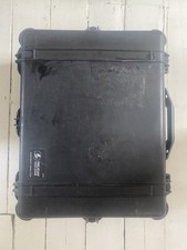 Pelican 1600 Black/gray Case with Padded Dividers and Foam In Lid