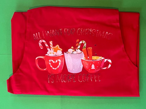Christmas apron all want - christmas, i
