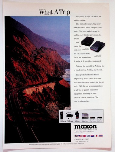 Maxon 1991 vintage magazine - vintage,