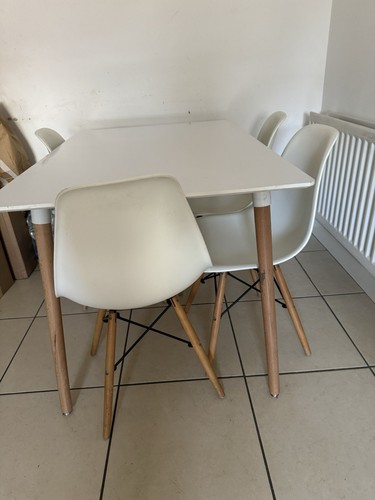 Ikea dining table - 4, chairs