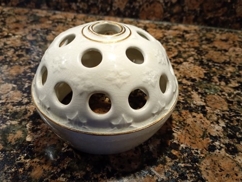 Vintage ceramic large flower - vintage,