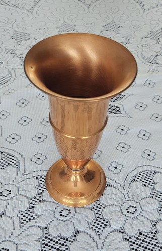 Unusual vintage copper vase - unusual,