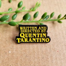 Quentin Tarantino Enamel Pin badge - film movie director metal pin badge gift