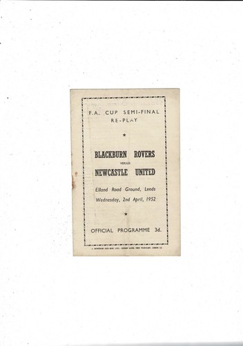 1952 blackburn rovers - blackburn, v