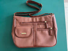 Nathalie Andersen Tan Faux Leather Organiser Bag - Damart - Brand New Handbag