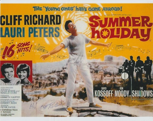 Cliff richard hand signed - cliff,