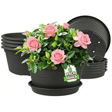 6X Round Plant Pots Indoor and
