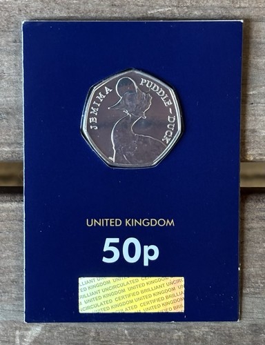 Jemima puddle duck 2016 50p - jemima, puddle-duck