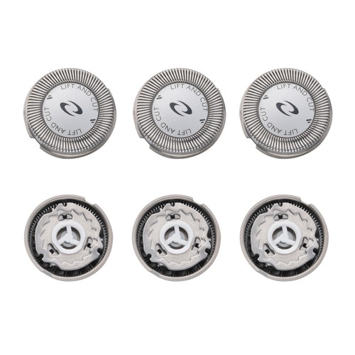 6pcs shaver heads - 3/6pcs,