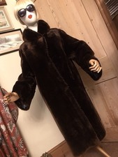 Vintage beaver lamb long coat - vintage,