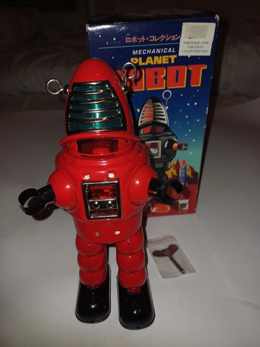 Vintage robot metal wind - metal, up