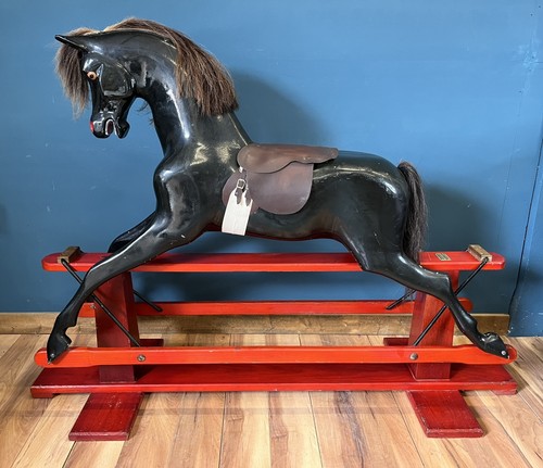 Vintage haddon rocking horse - vintage,
