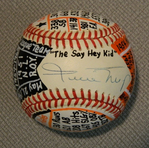 Willie mays signed - willie, vcbc