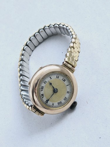 Vintage 9ct gold buren ladies - 9ct,