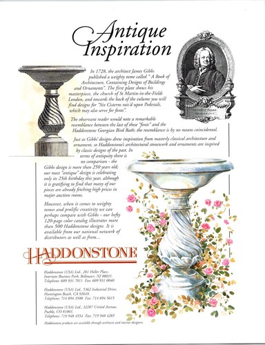 Haddonstone vintage print - print, ad