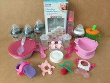Baby Bottles, Teething & Weaning Items Bundle, Mostly New Unused Joblot