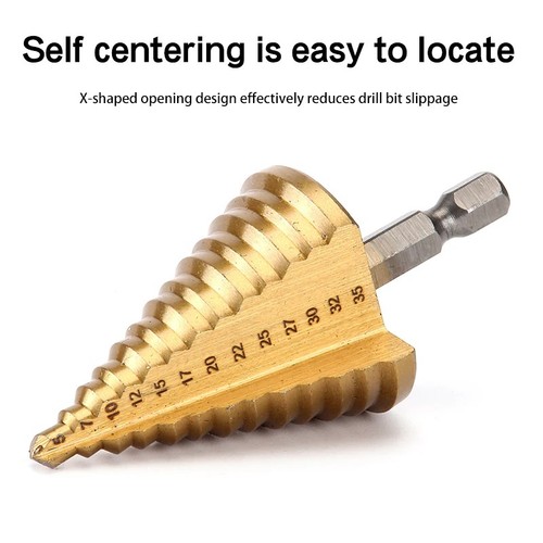 Hss step drill bit - step, 5-35mm