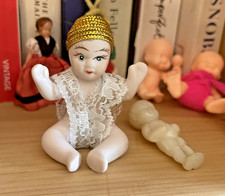 7 vintage dolls various types frozen charlotte triplets dolls house dolls dolls