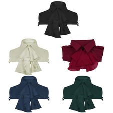 Ruffled Jabot Half Shirt