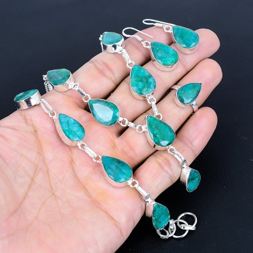 Zambian emerald 925 sterling - zambian,