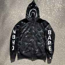 BAPE Black Camo Shark Full Zip