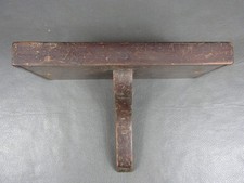 Antique small wooden bracket clock shelf