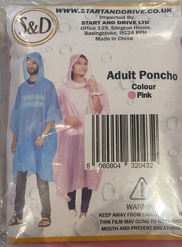 Rain poncho new - rain,