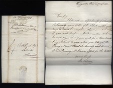 1822 BELFORD/326 p/m Letter Wm