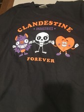 RARE 2023 CLANDESTINE INDUSTRIES FOREVER Fall Out Boy Secret Tour Shirt 2XL XXL