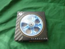 BLAZERPRO REBELLION 110MM SCOOTER WHEEL ABEC 11 - GREY/BLUE
