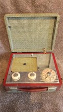 Vintage 1950's Pye P114BQ Portable Valve Radio