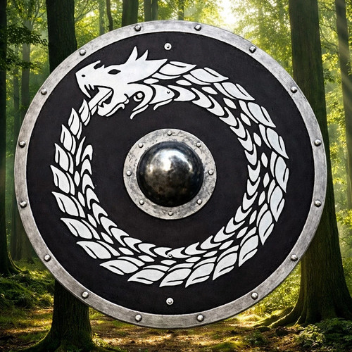 Wood steel medieval - steel, 24"