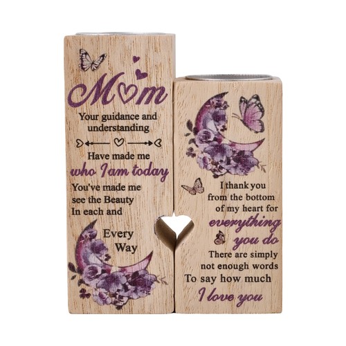 Wooden tea light - tea, holder