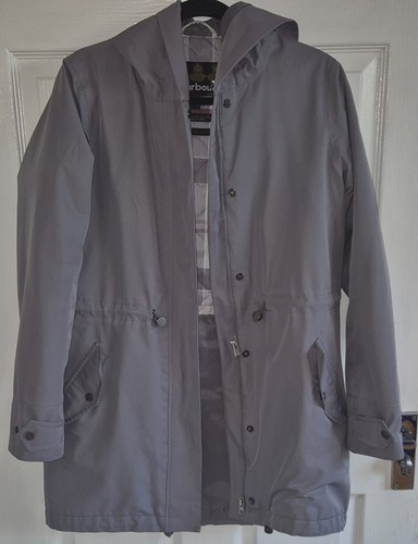 Barbour grey parka jacket - , size
