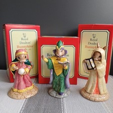 Royal Doulton Bunnykins x 3 Mystic,  Fortune Teller, Sands of Time DB 197  218 