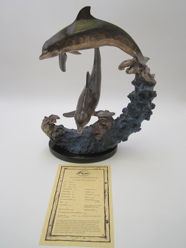 Wyland ocean dance bronze - wyland, "ocean