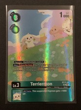 Terriermon ST17-02 SR Alt Art - Limited Card Pack: Billion Bullet - Digimon TCG