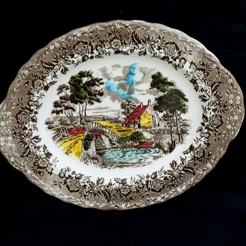 Country style platter h - country, w.