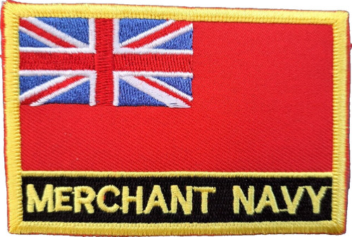 Merchant navy red ensign - navy, flag