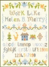 Alphabet sampler complete - sampler,