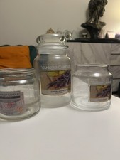 3 X Empty Yankee Candle Jars!