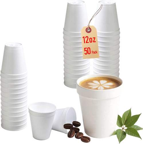 Styrofoam cups - 12,