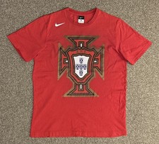 Portugal Football Casual Nike T-Shirt, Large, Very Good Condition