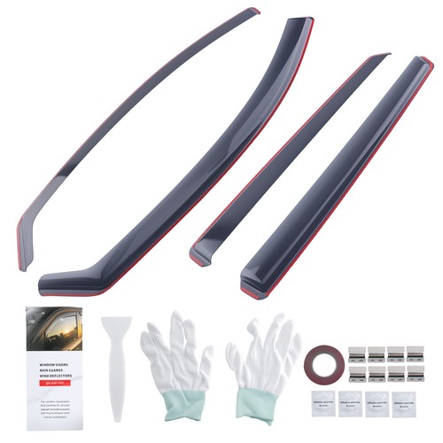 Acrylic wind deflectors - 4x,