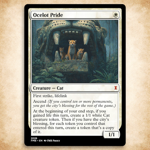 Ocelot pride custom - mtg, card