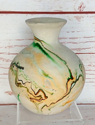 Vtg nemadji swirl - swirl, pottery