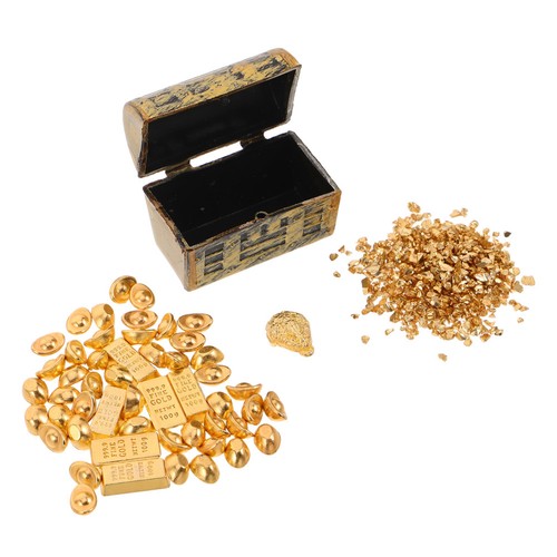 Alloy miniature treasure chest - miniature,