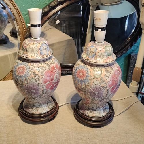 Pair vintage porcelain light - pair,