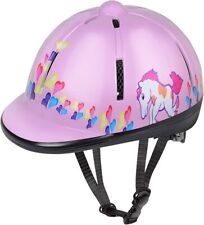 Kids Children Girls Adjustable Horse Riding Hat Ventilated Helmet Hat Gift UK