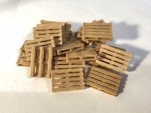 Printed wooden euro pallets - wooden,